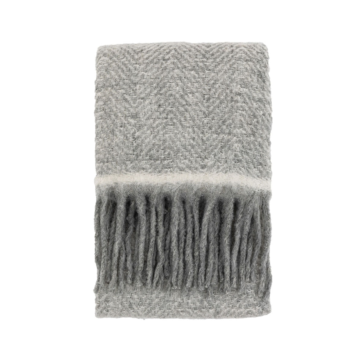 Gallery Direct Faux Mohair Fringe Throw