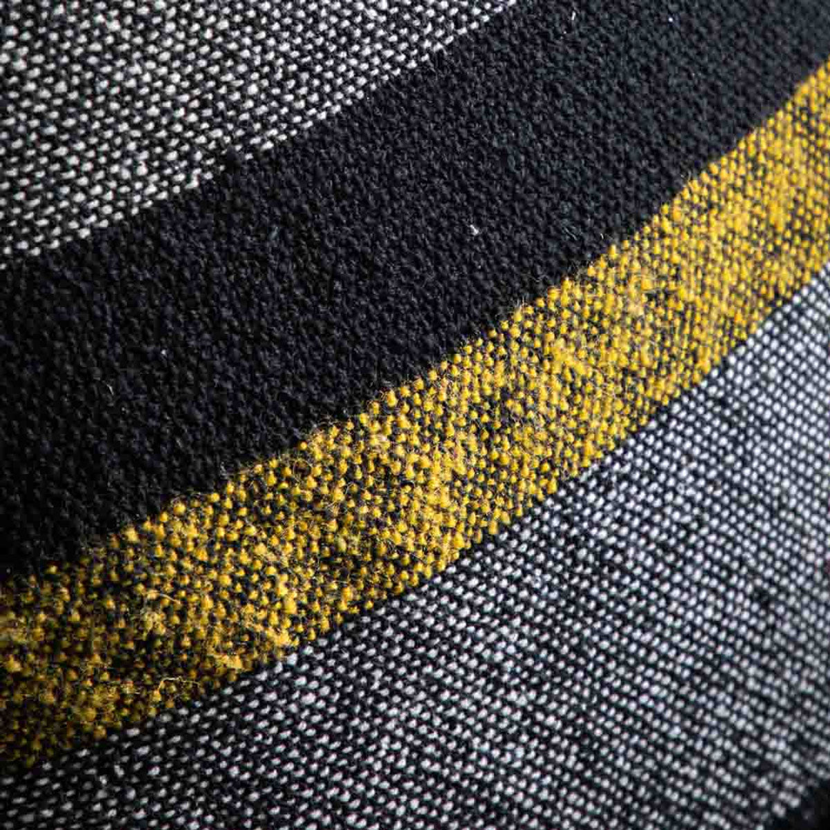 Gallery Direct Tufted Blocks Cushion with Fringe