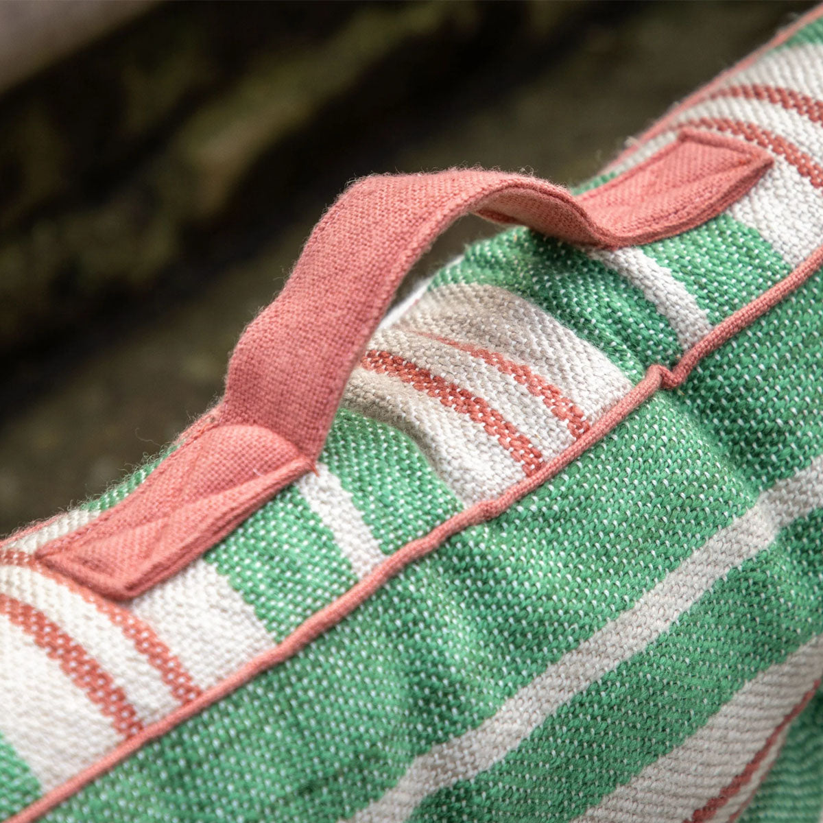 Gallery Direct Sina Stripe Woven Floor Cushion