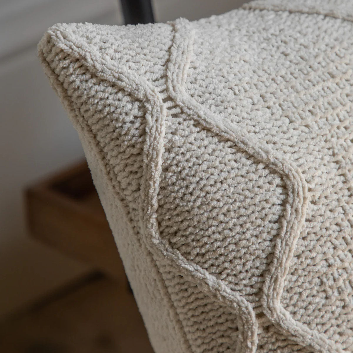 Gallery Direct Chenille Cable Cushion