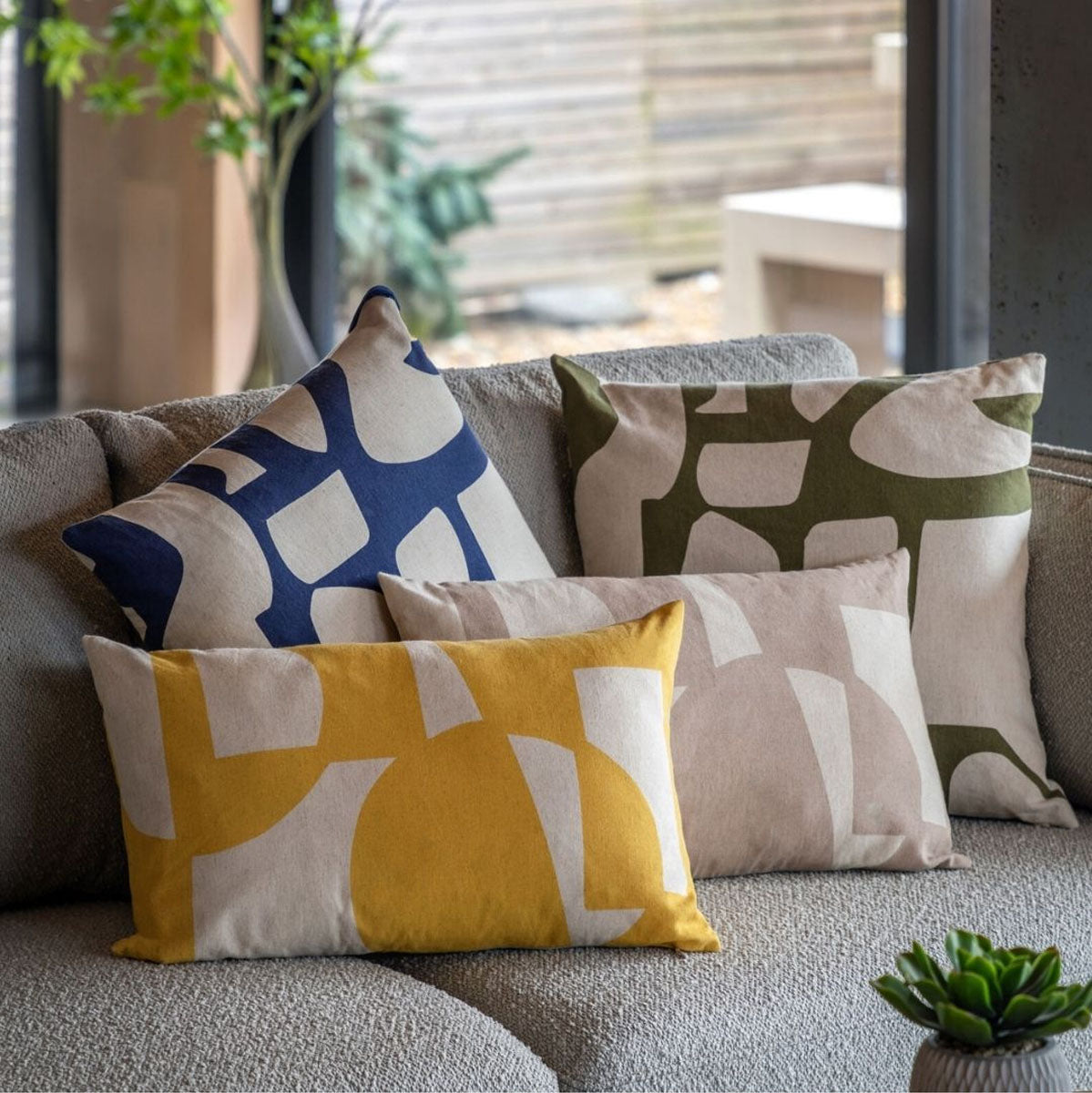 Gallery Direct Kalmar Graphic Cushion