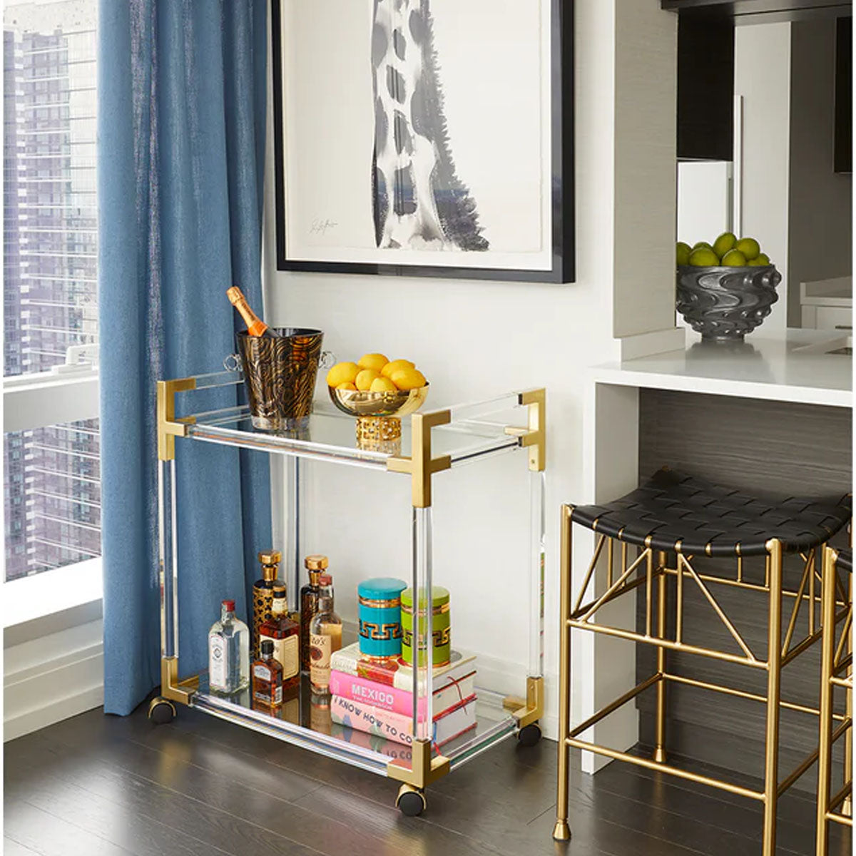 Jonathan Adler Jacques Bar Cart
