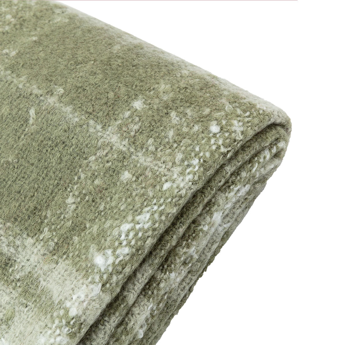 Gallery Direct Check Faux Mohair Throw