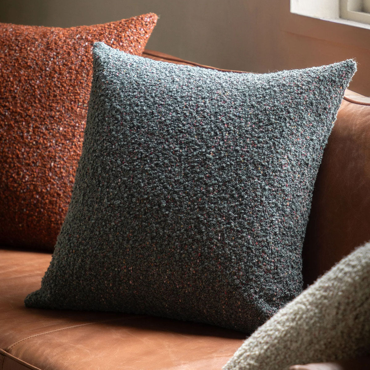 Gallery Direct Boucle Knife Edge Cushion