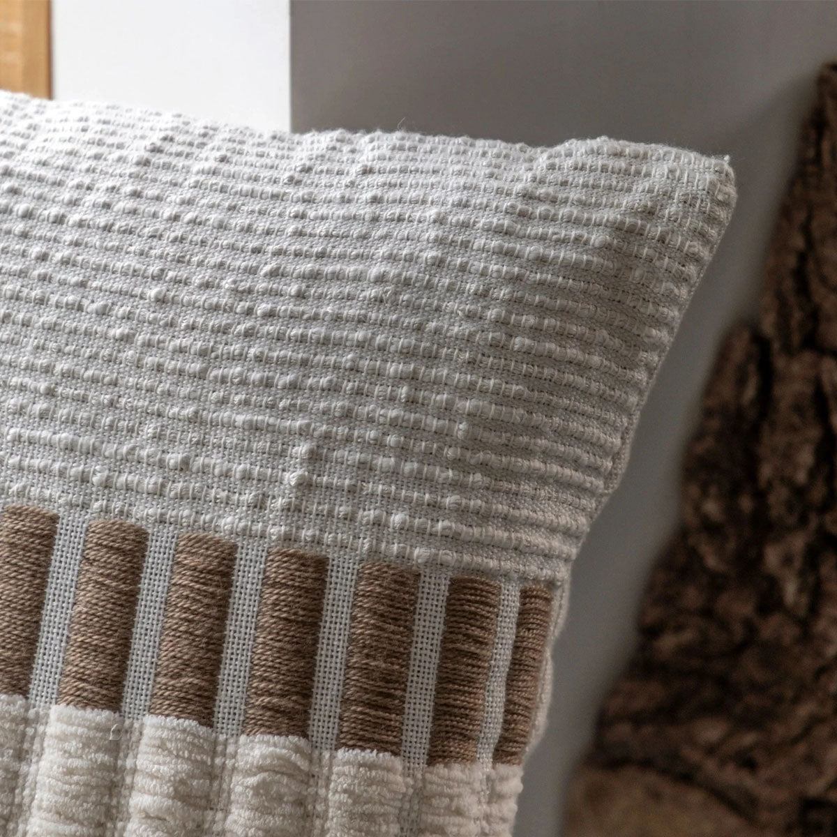 Gallery Direct Longshaw Woven Cushion Natural