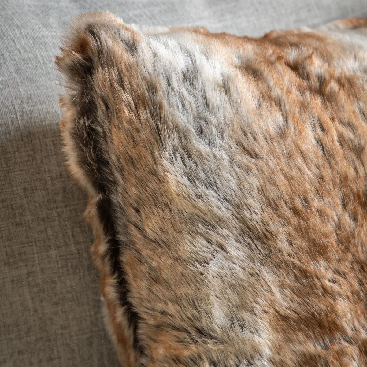 Gallery Direct Husky Faux Fur Cushion Premium