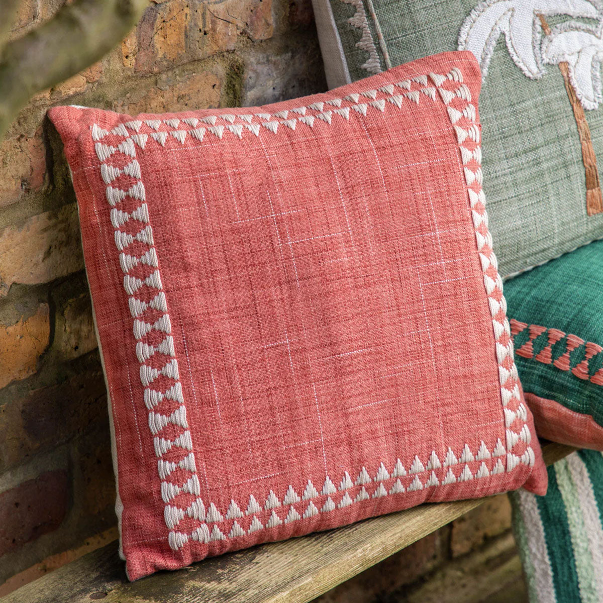 Gallery Direct Kai Embroider Border Cushion