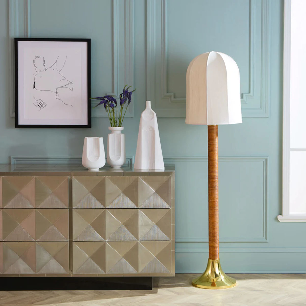 Jonathan Adler Talitha 6 Drawer Console