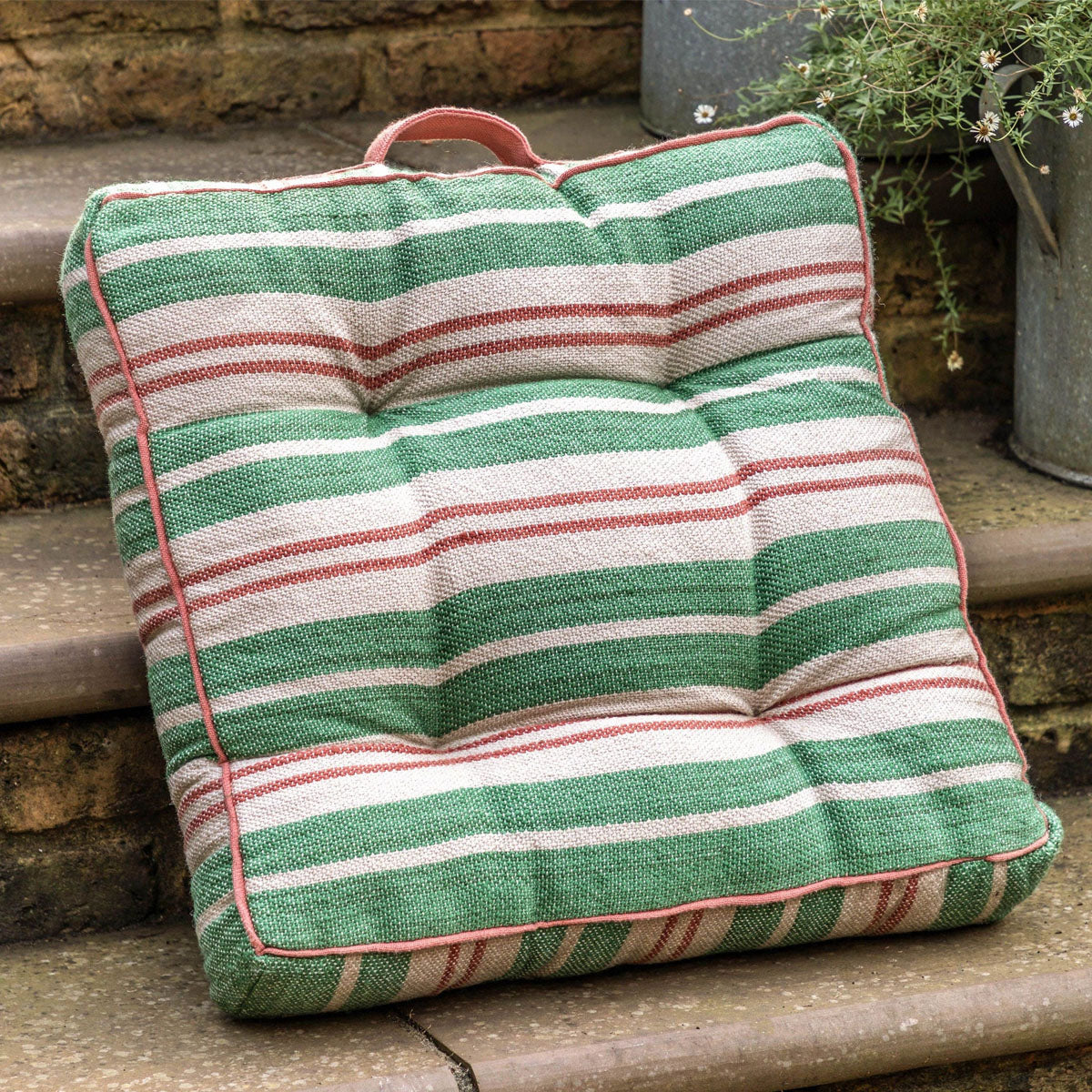 Gallery Direct Sina Stripe Woven Floor Cushion