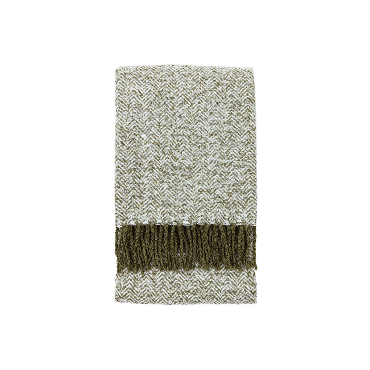 Gallery Direct Herringbone Faux Mohair Throw