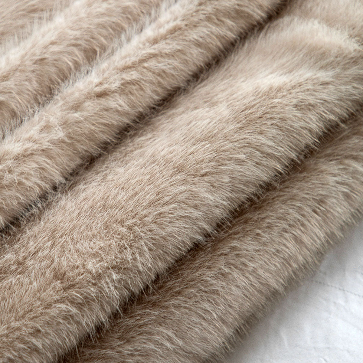 Gallery Direct Maple Faux Fur Throw