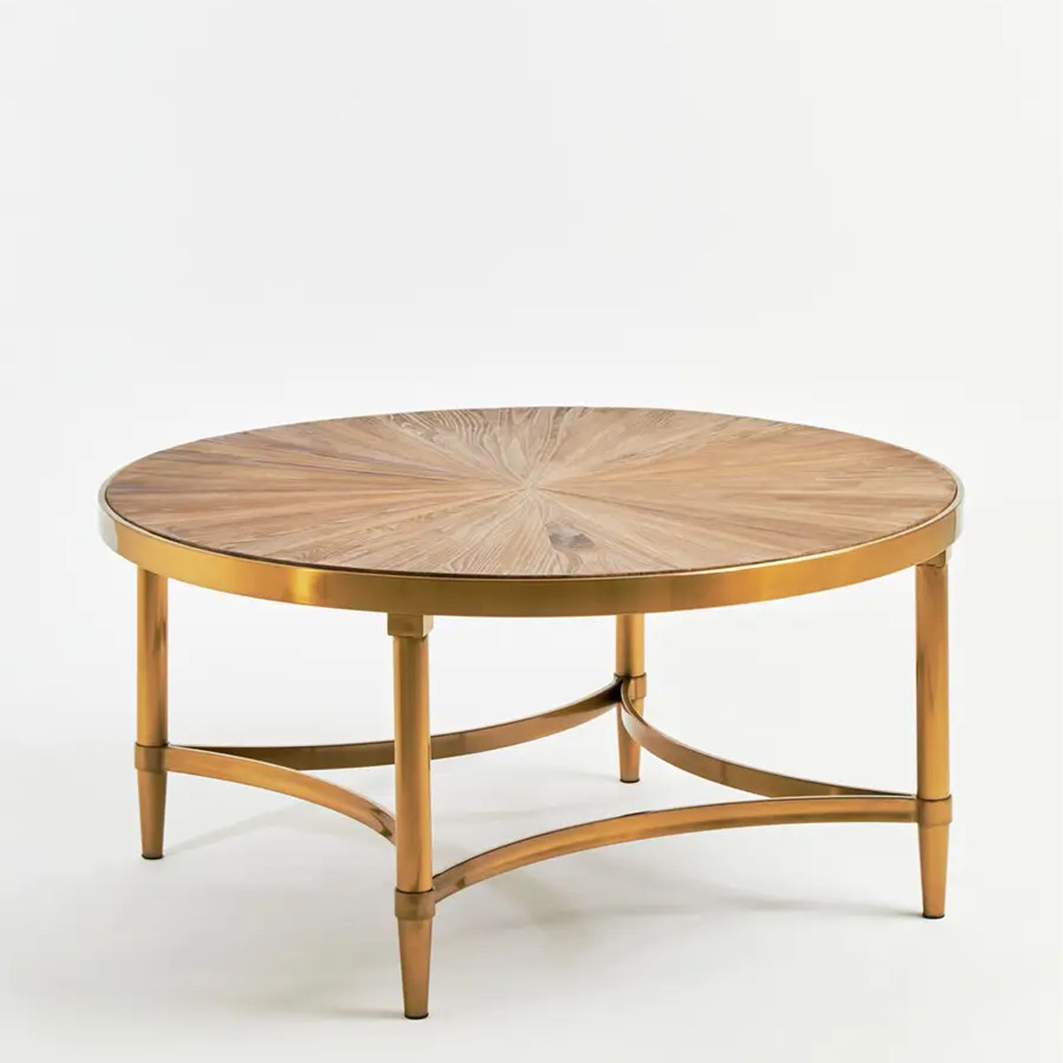 Beaumonde Home Jana Coffee Table With Curved Frame