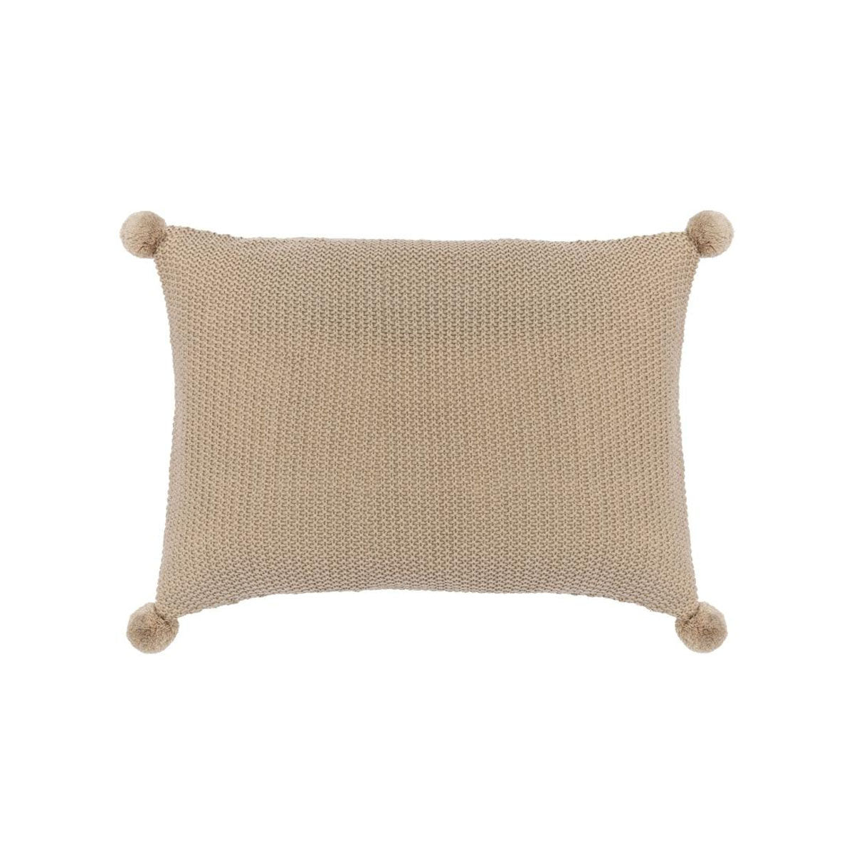 Gallery Direct Moss Stitch PomPom Cushion