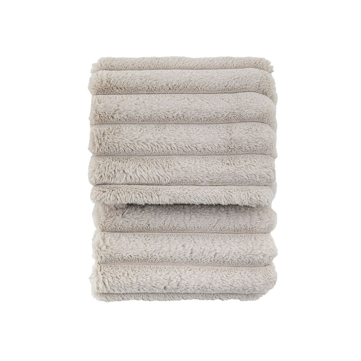 Gallery Direct Ribbed Faux Fur Throw