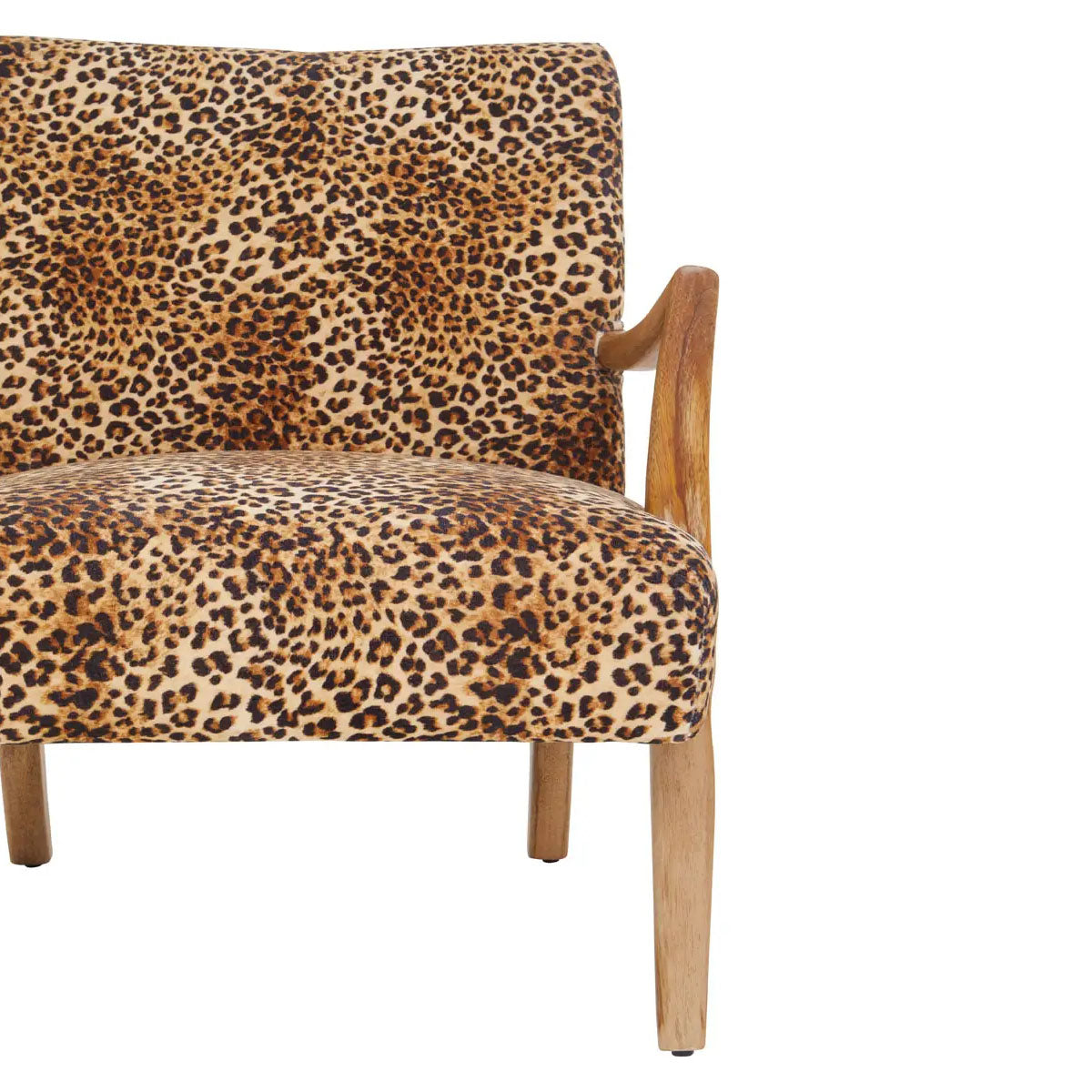 Beaumonde Home Cefena Leopard Print Chair