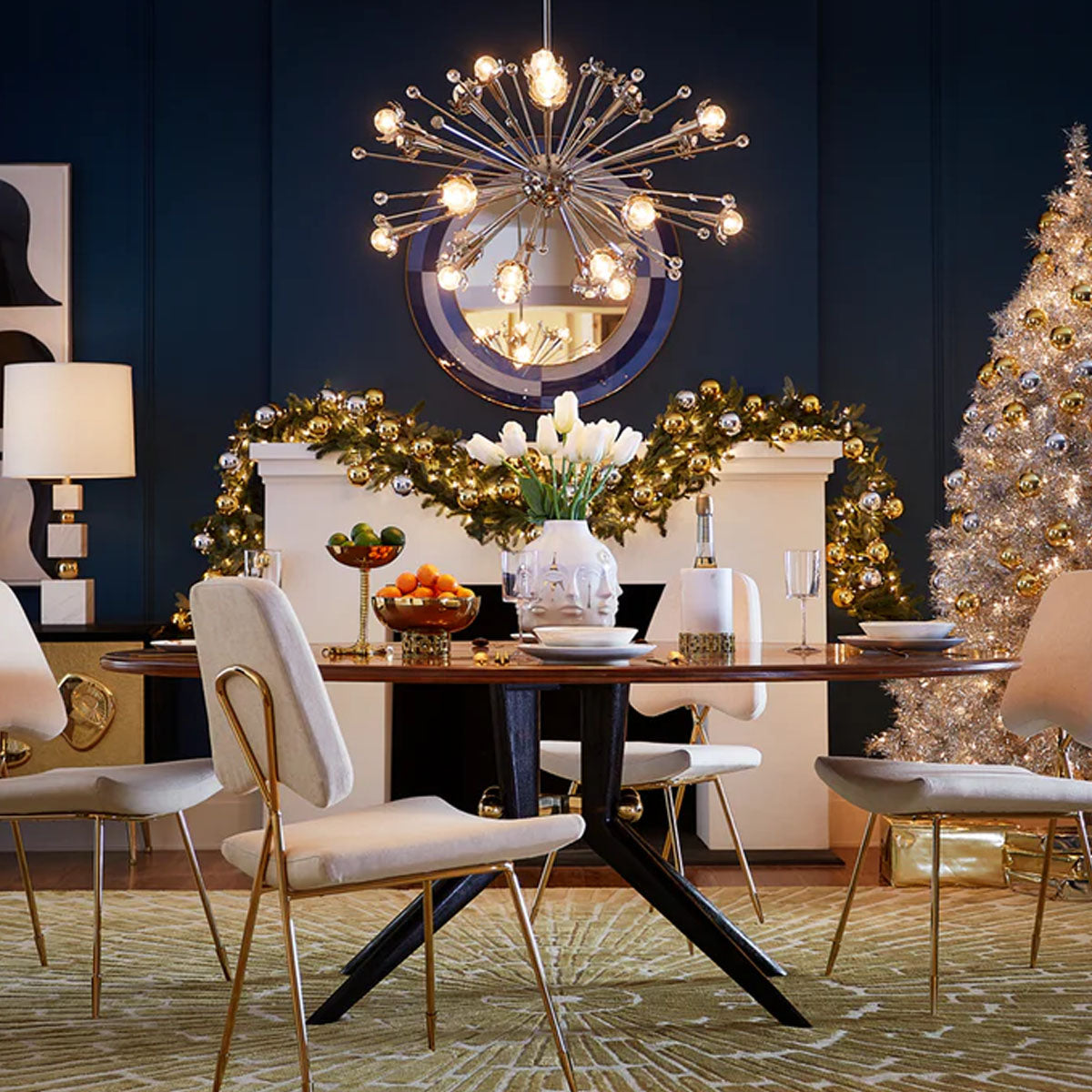 Jonathan Adler Sputnik Chandelier - Antique Brass