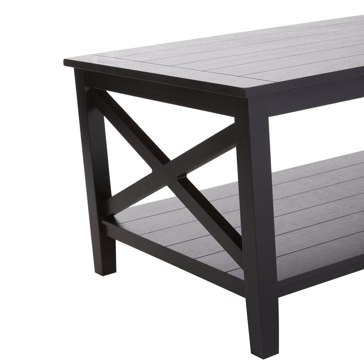 Beaumonde Home Heritage Black Wood Coffee Table