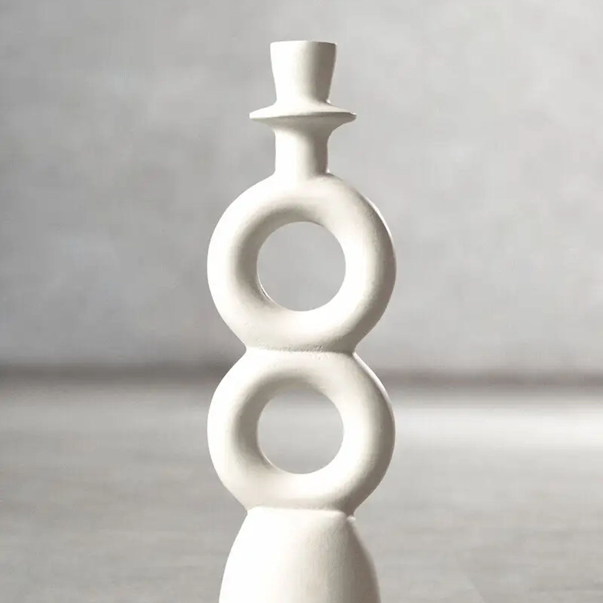 Beaumonde Home Hapax Large Cream Candle Holder