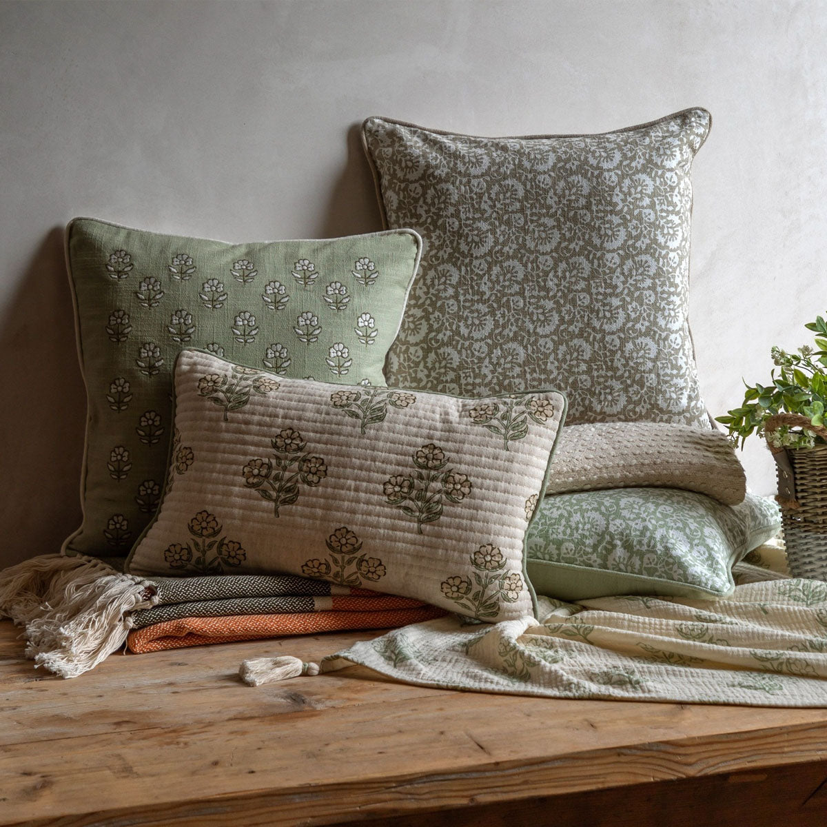 Gallery Direct Morley Floral Cushion