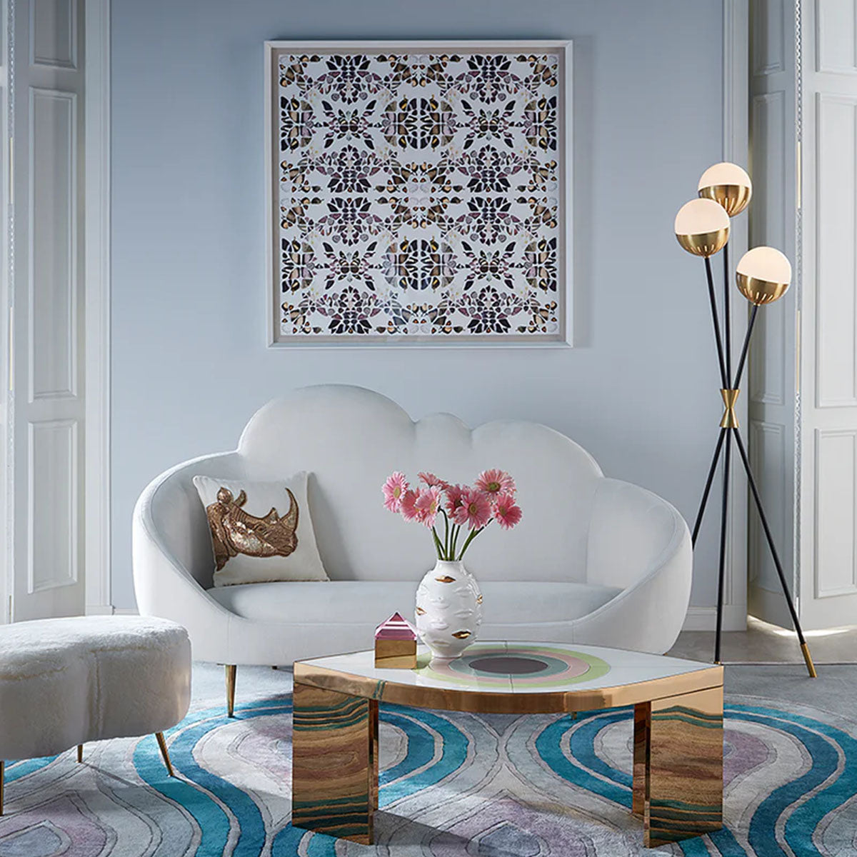 Jonathan Adler Kidney Ottoman