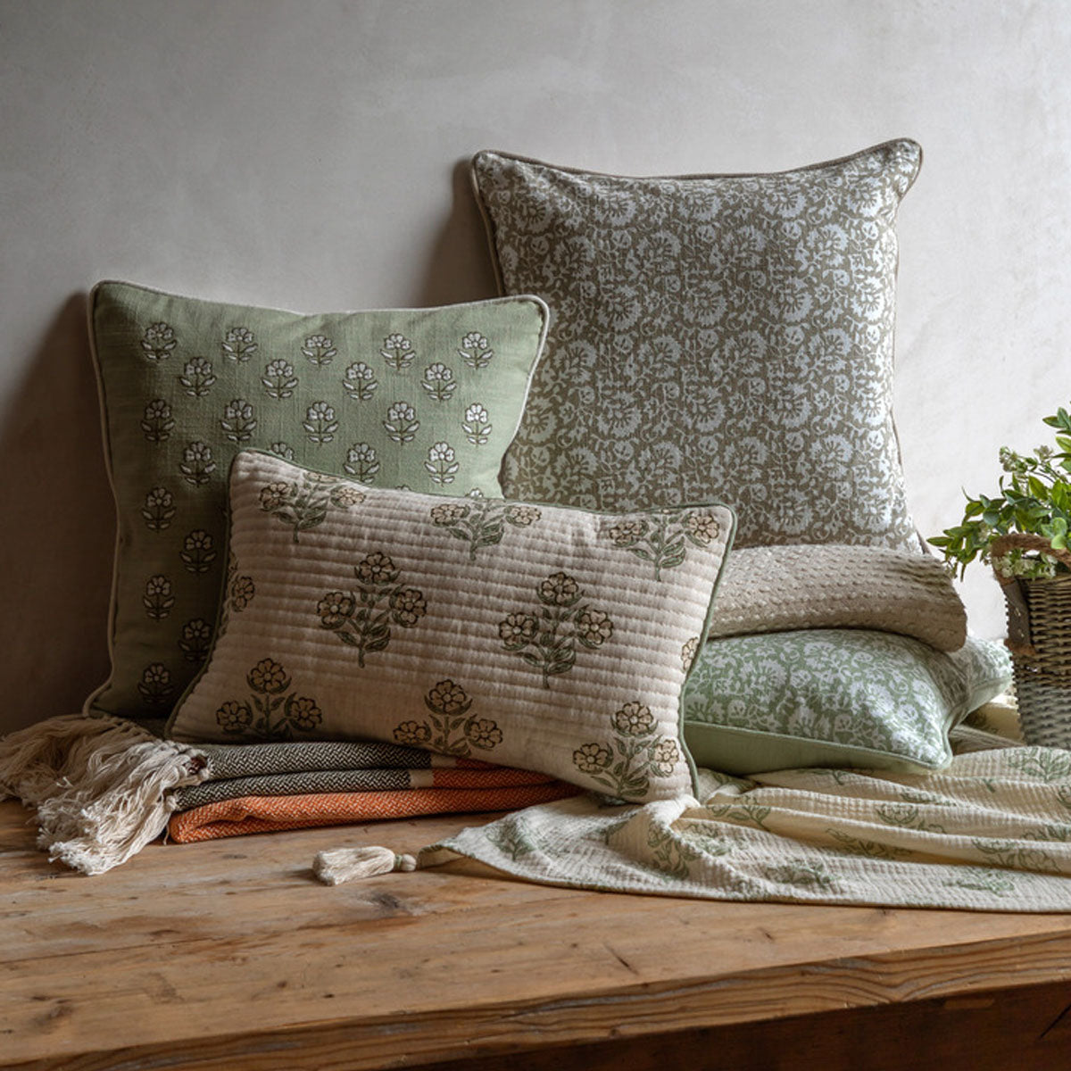 Gallery Direct Elsdon Floral Cushion