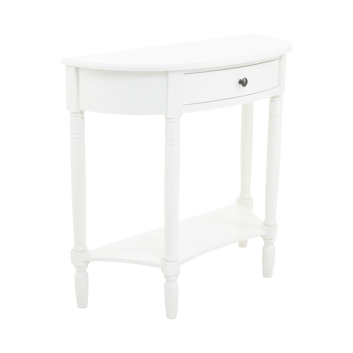 Beaumonde Home Heritage Semi Circle One Drawer Console Table