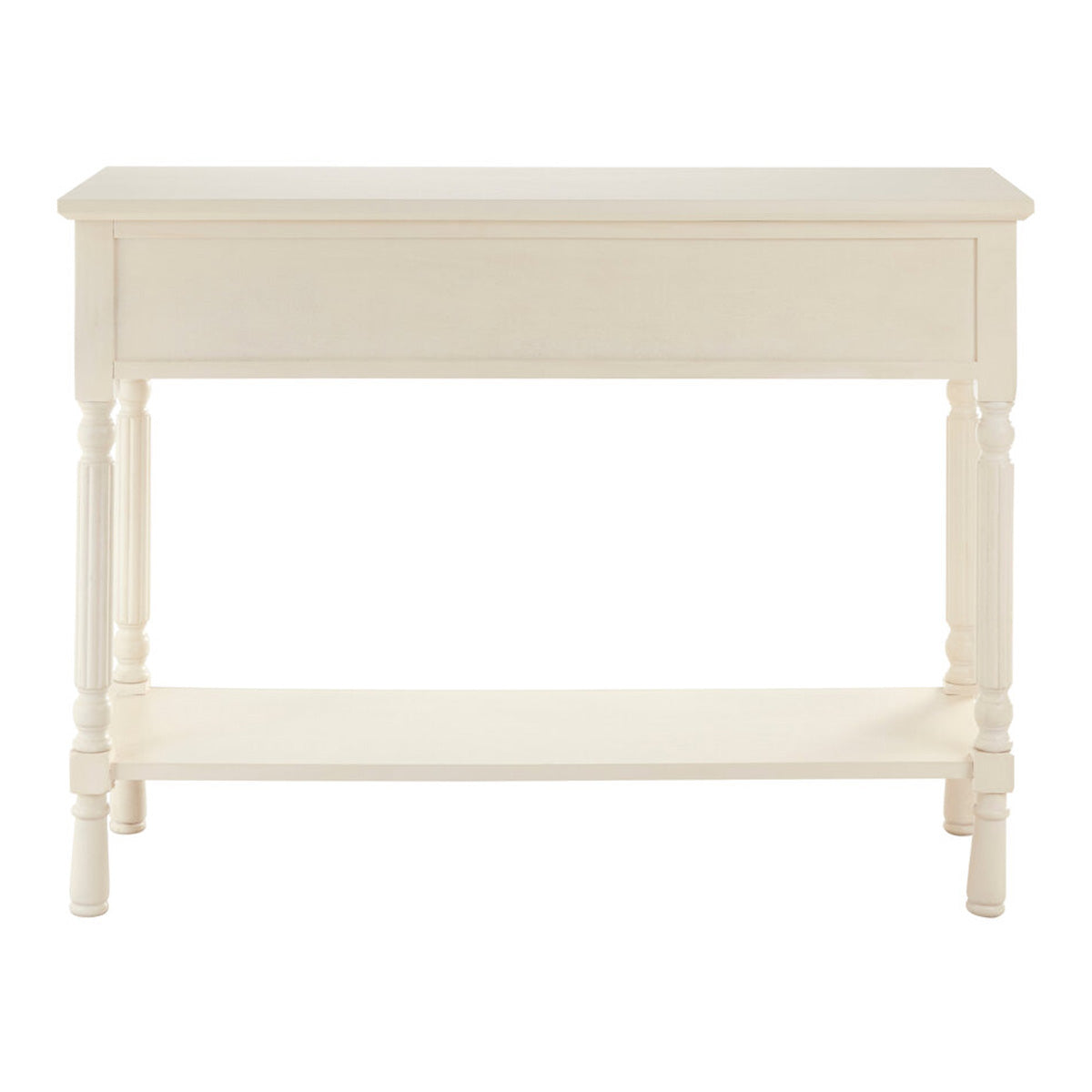 Beaumonde Home Heritage 3 Drawer White Console Table