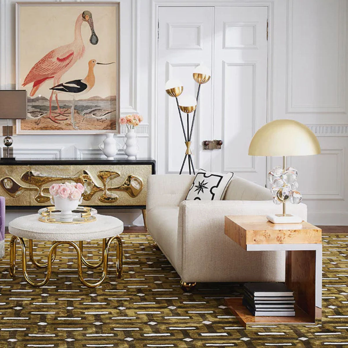 Jonathan Adler Bond Cantilevered Side Table