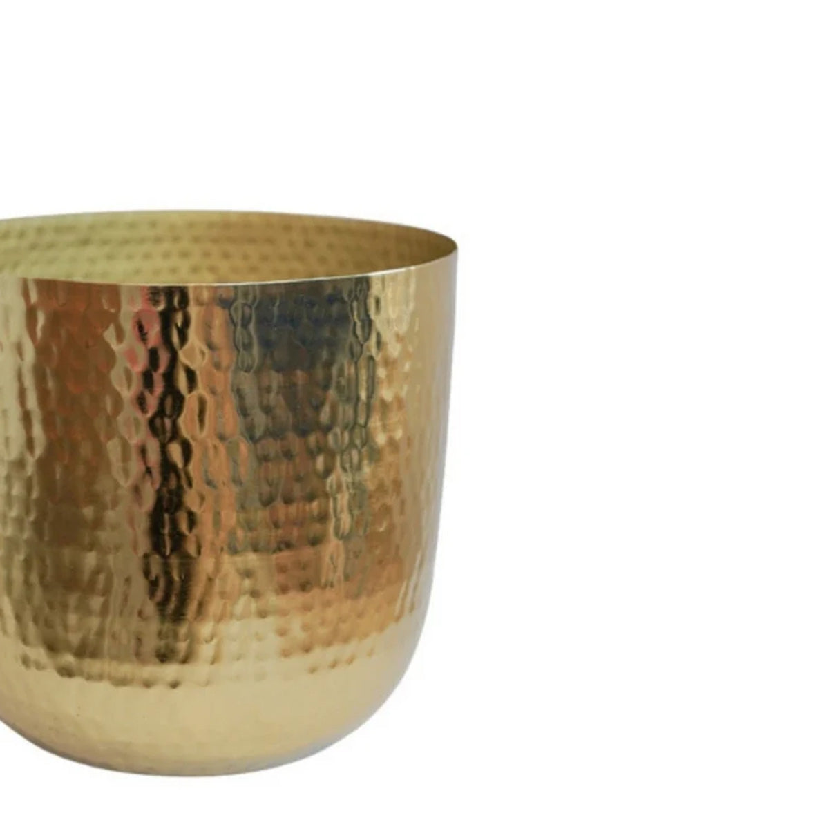Ivyline Felix Hammered Metal Planter Set of 3
