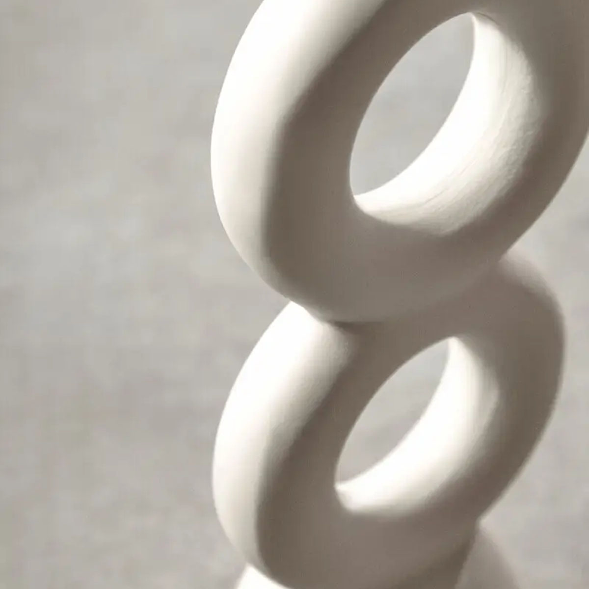 Beaumonde Home Hapax Large Cream Candle Holder