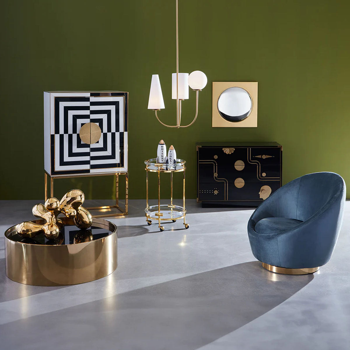 Jonathan Adler Op Art Bar