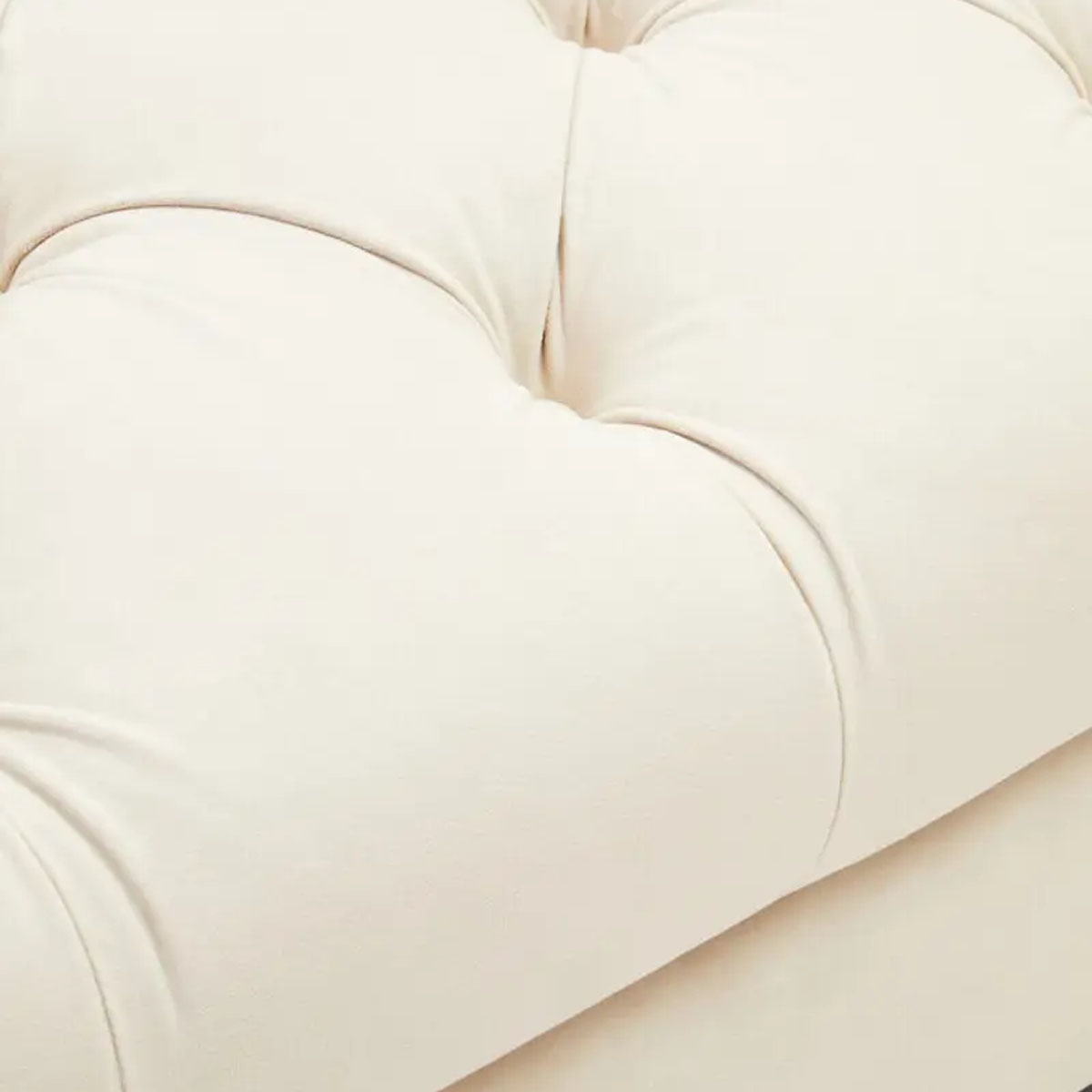 Beaumonde Home Sefira 2 Seat Ivory Fabric Sofa