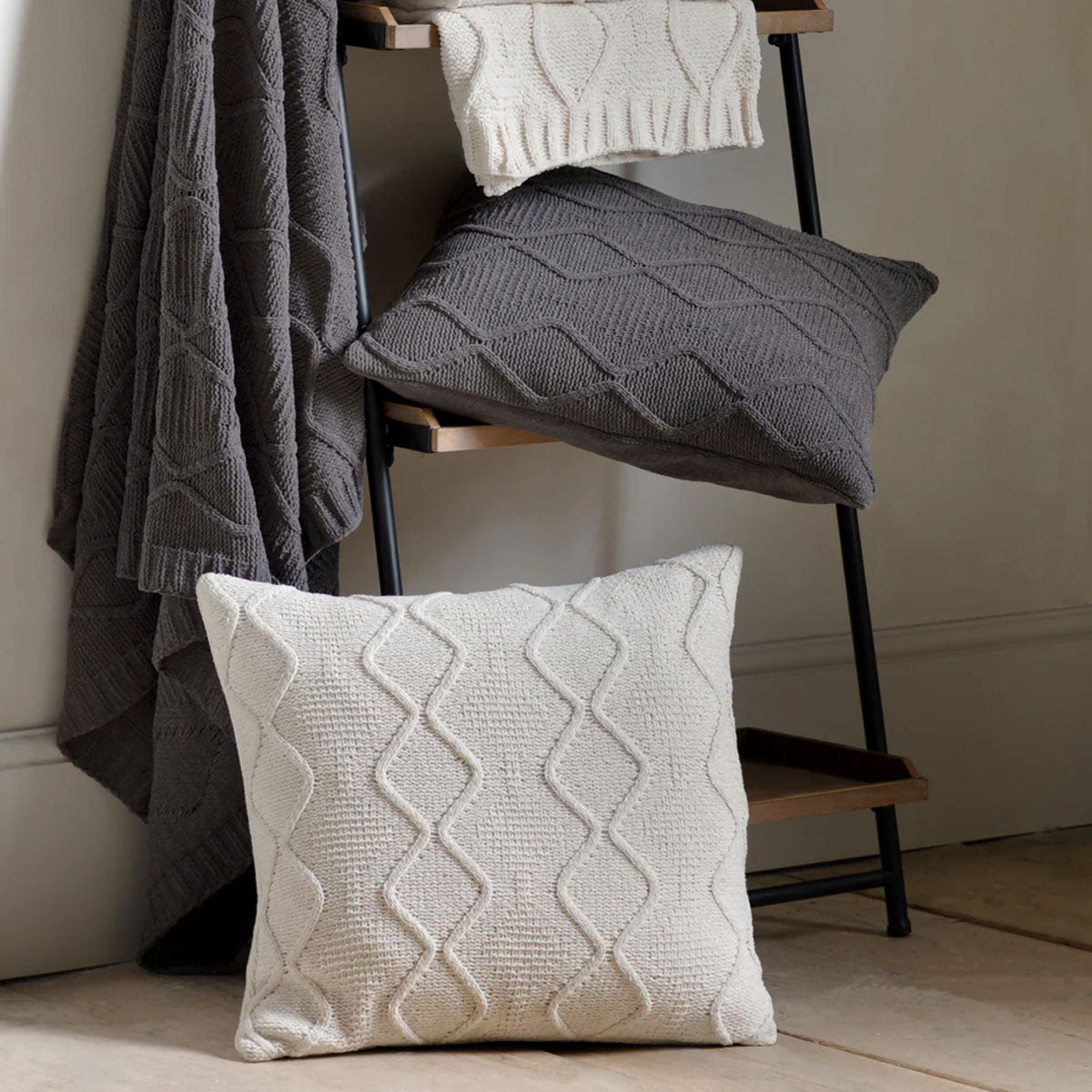 Gallery Direct Chenille Cable Cushion