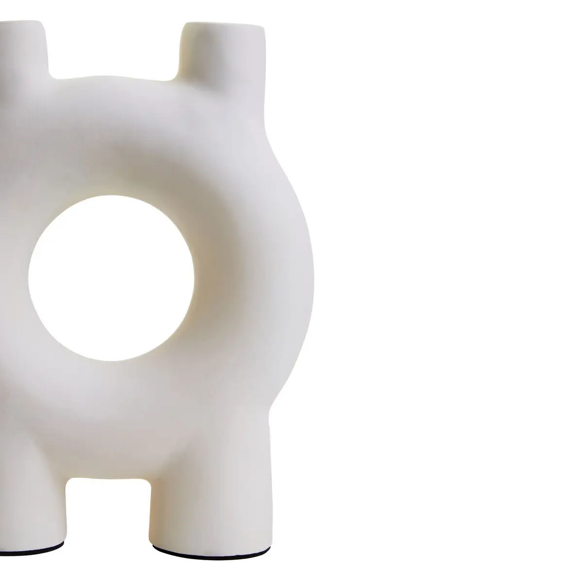 Beaumonde Home Hapax Small Cream Candle Holder