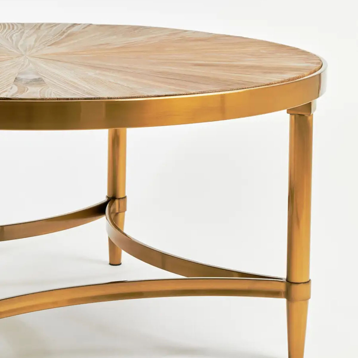 Beaumonde Home Jana Coffee Table With Curved Frame