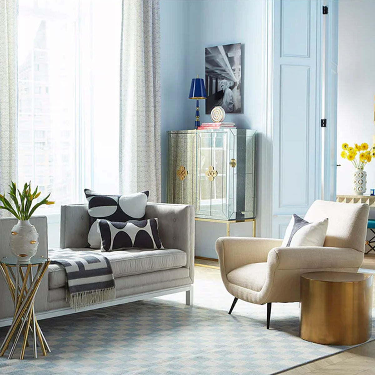 Jonathan Adler Electrum Accent Table