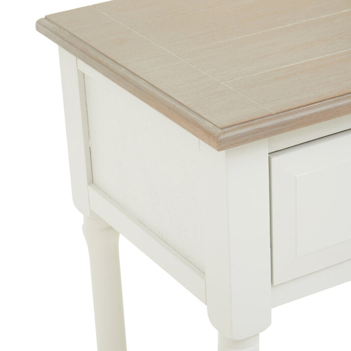 Beaumonde Home Heritage 2 Drawer Ivory Console Table