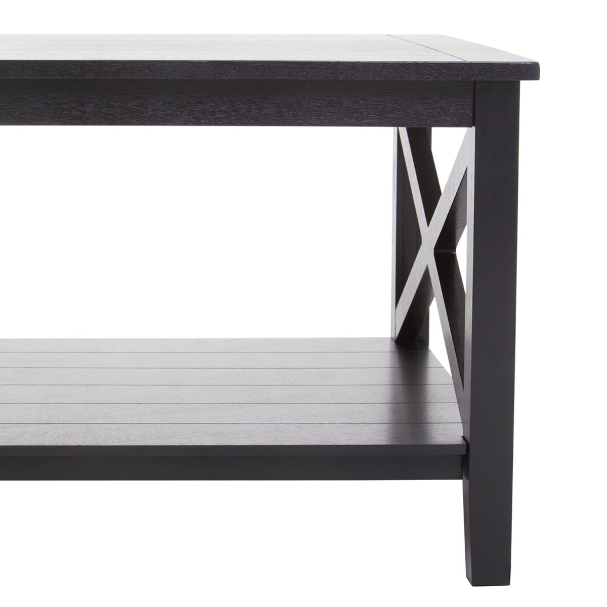 Beaumonde Home Heritage Black Wood Coffee Table