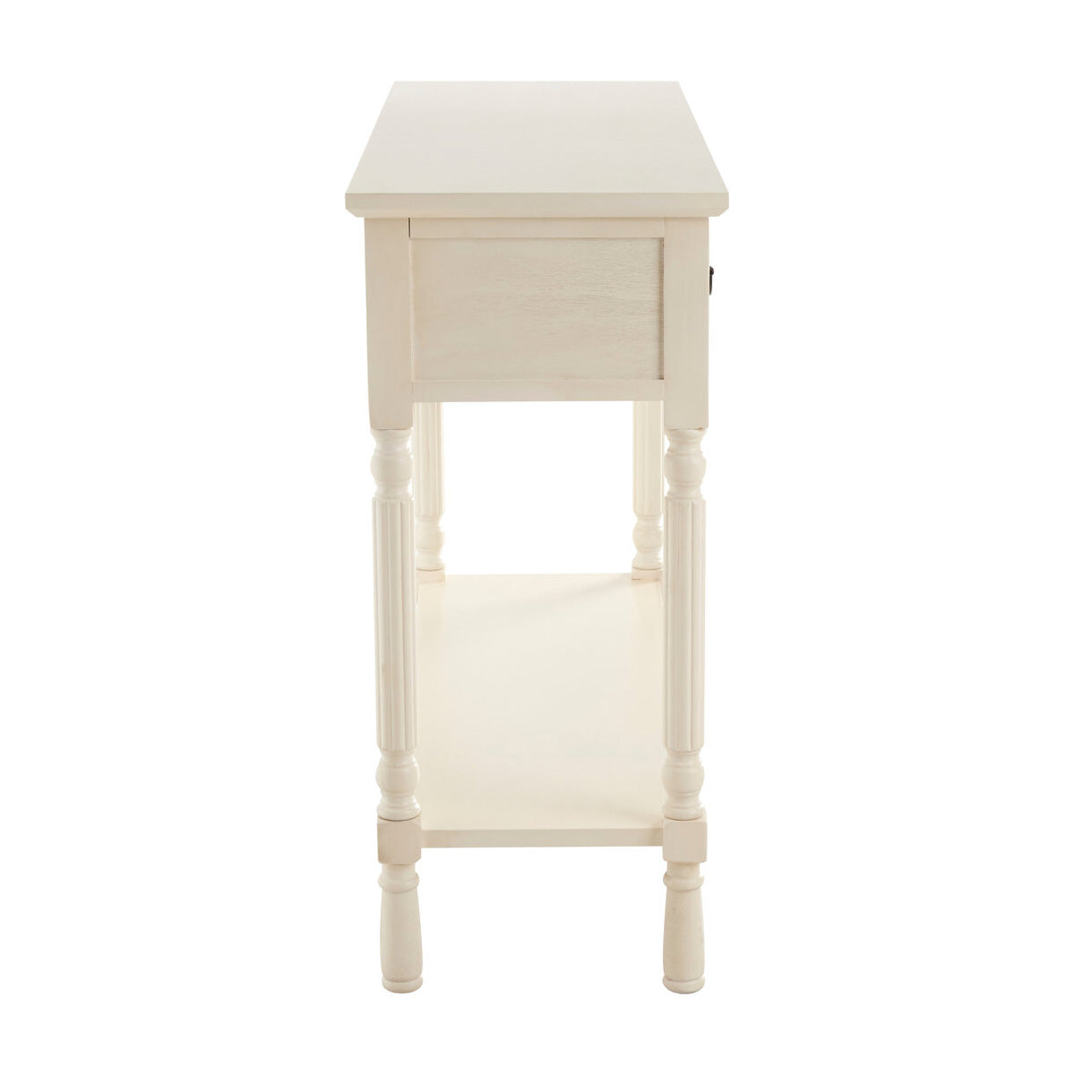 Beaumonde Home Heritage 3 Drawer White Console Table