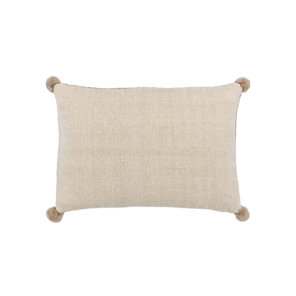 Gallery Direct Moss Stitch PomPom Cushion