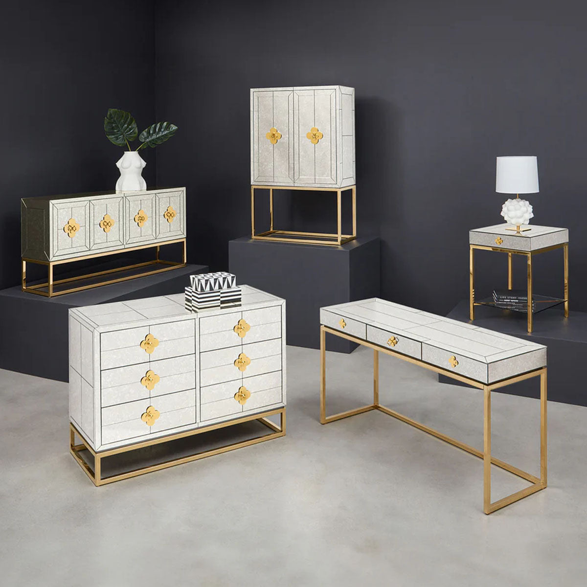 Jonathan Adler Delphine Tall Side Table
