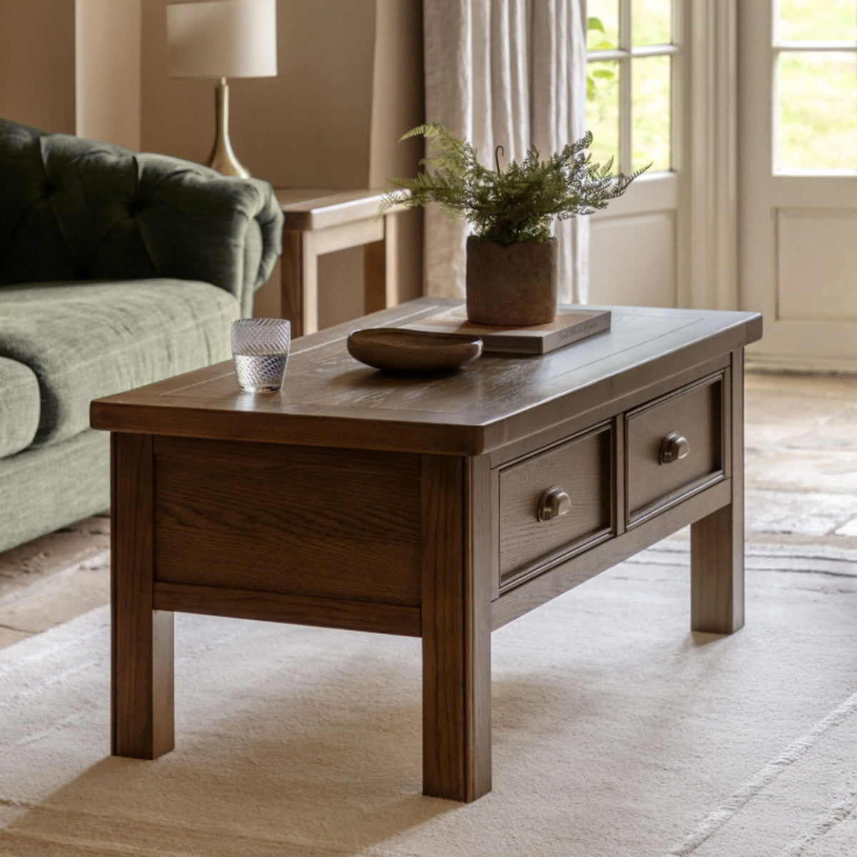 Gallery Direct Hardwick 2 Drawer Coffee Table