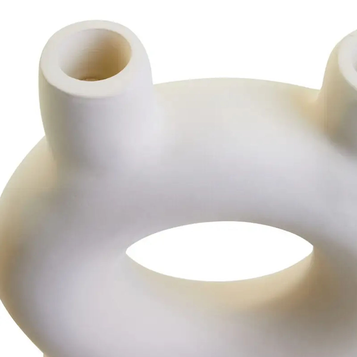 Beaumonde Home Hapax Small Cream Candle Holder