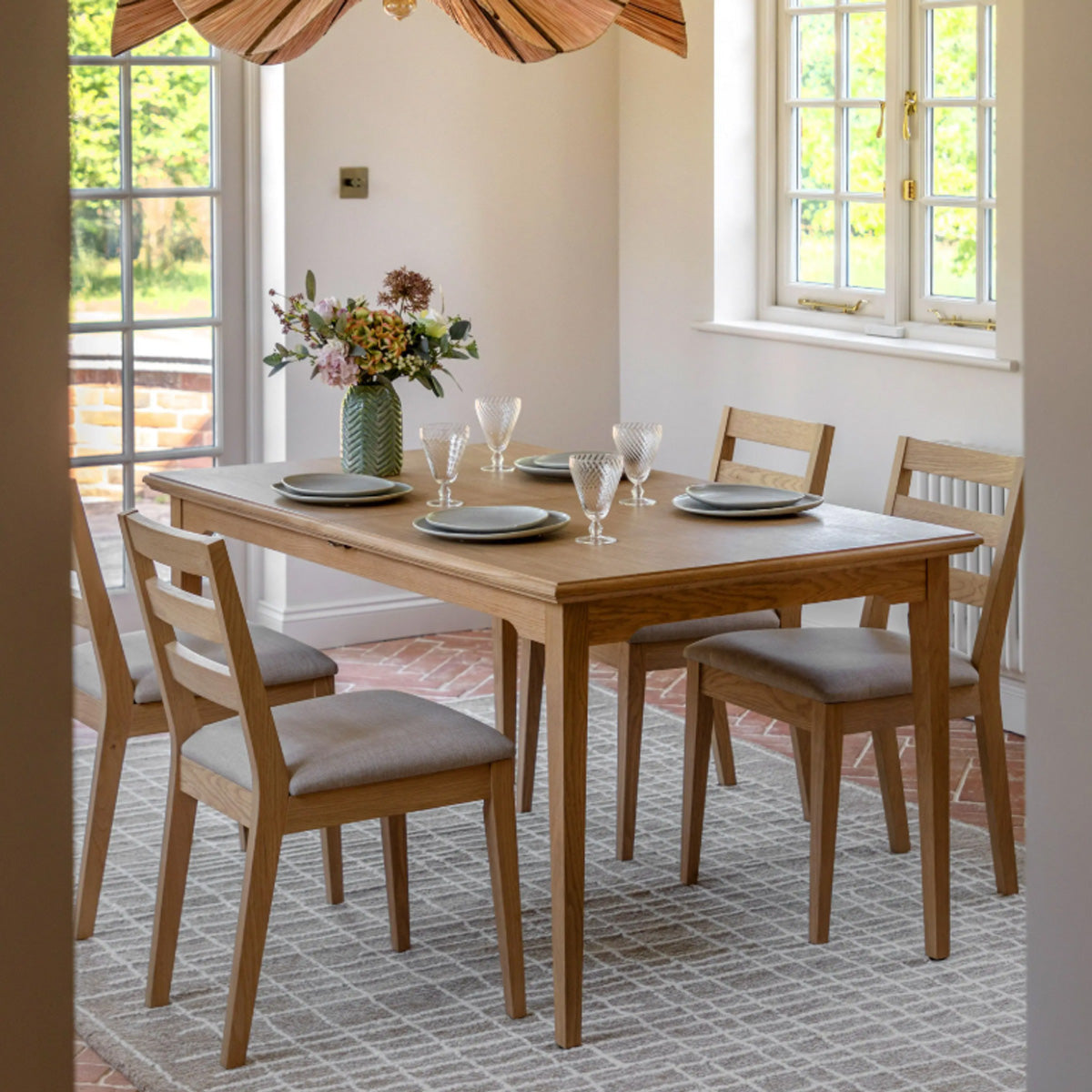 Gallery Direct Malvern Extending Dining Table