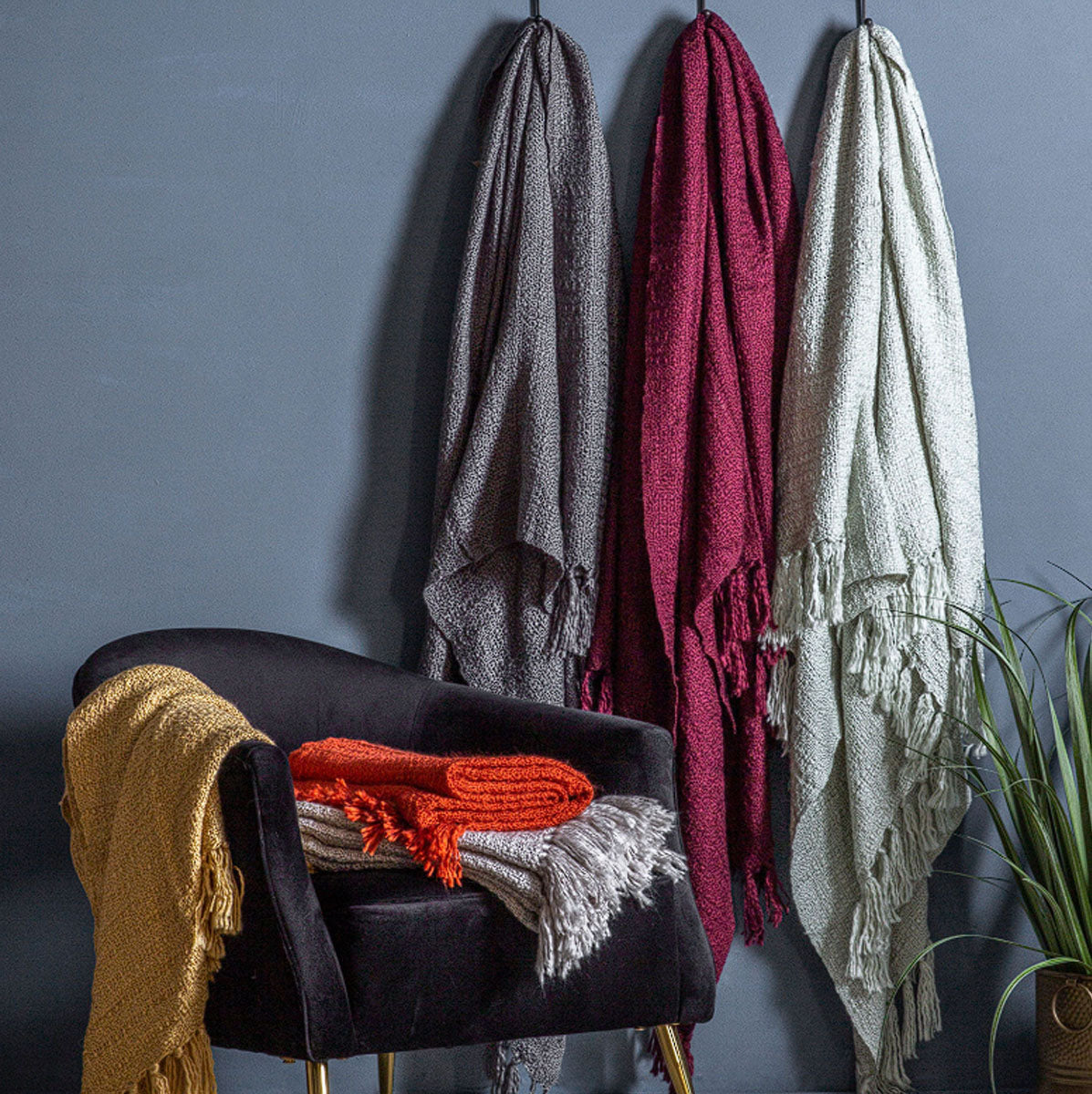 Gallery Direct Acrylic Textured Throw