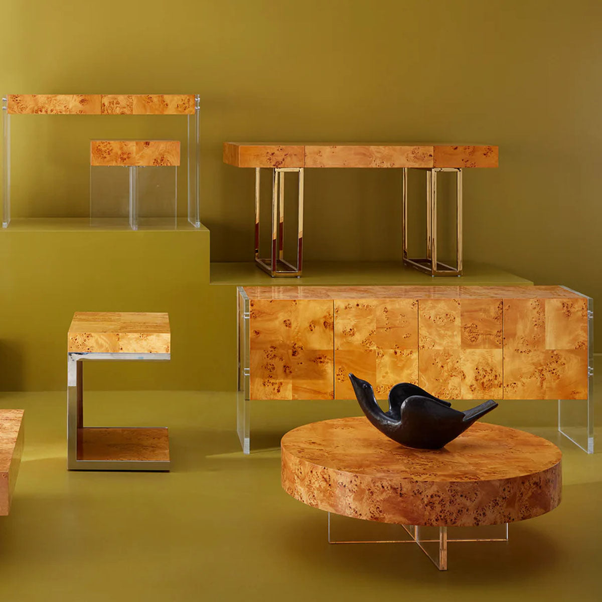 Jonathan Adler Bond Cantilevered Side Table