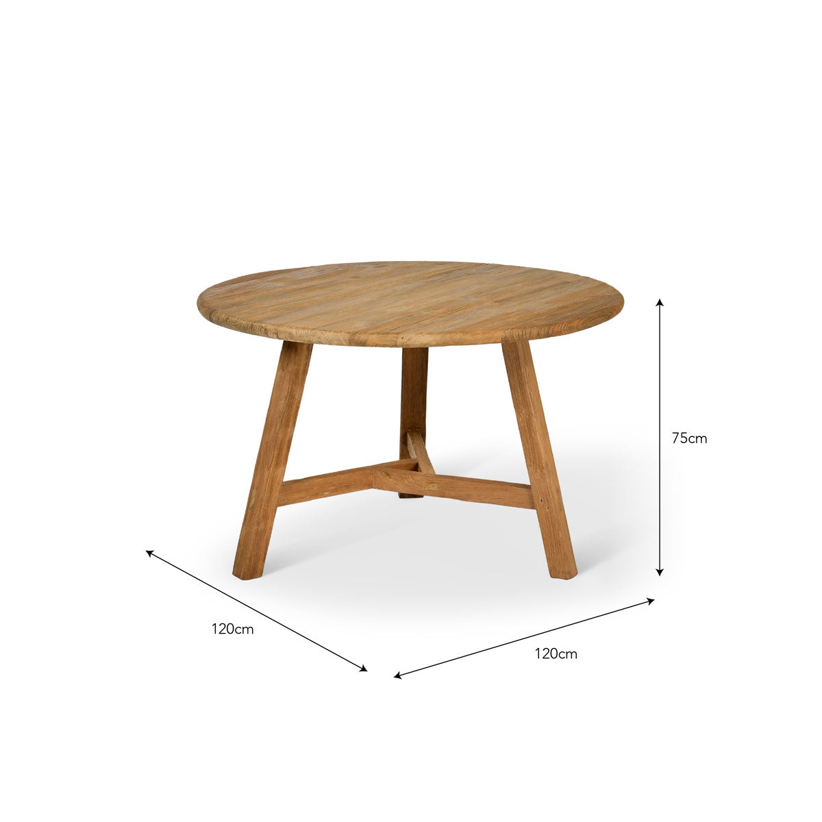 Garden Trading Hawthorne Round Dining Table Natural