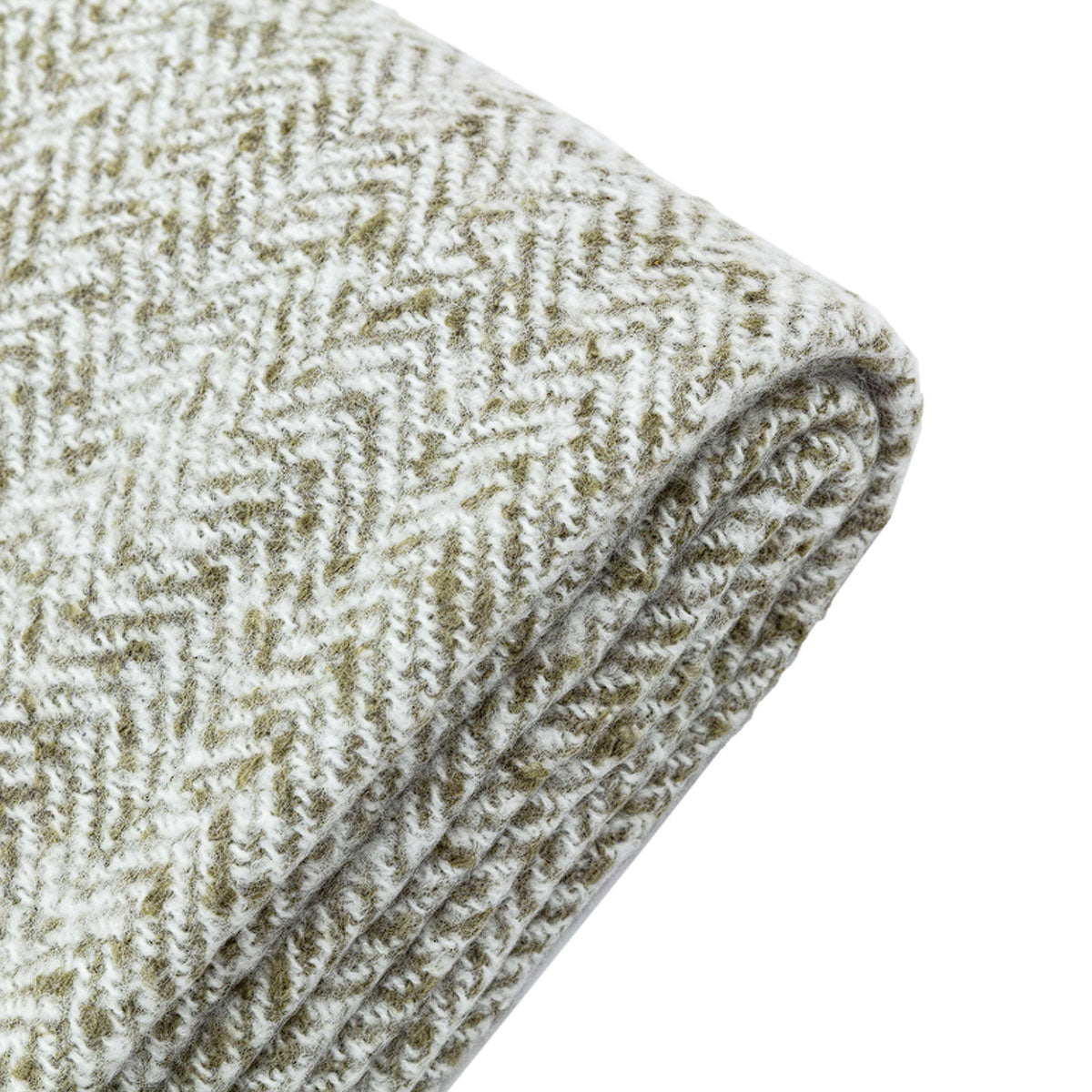 Gallery Direct Herringbone Faux Mohair Throw