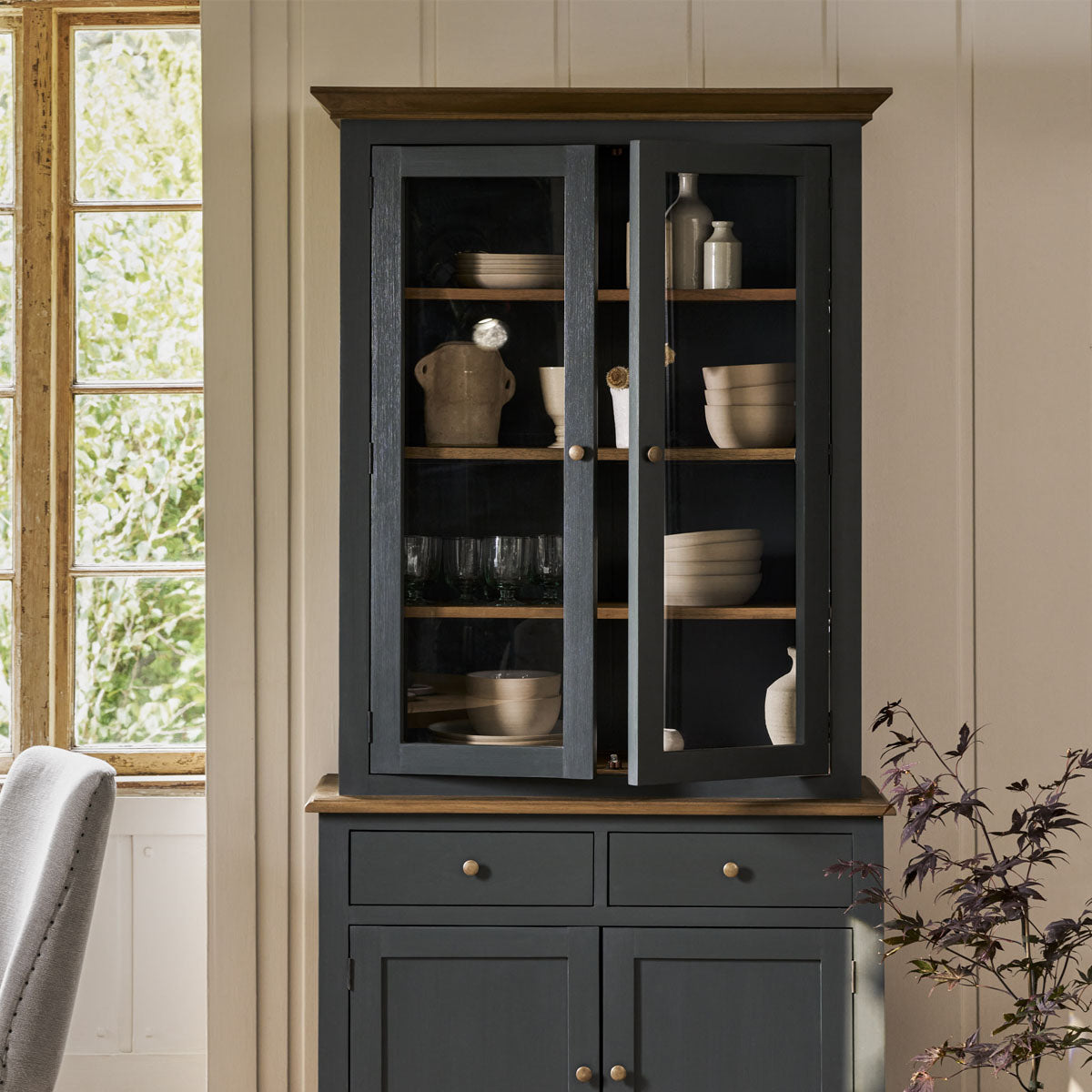 Garden Trading Walcote Glass Display Cabinet