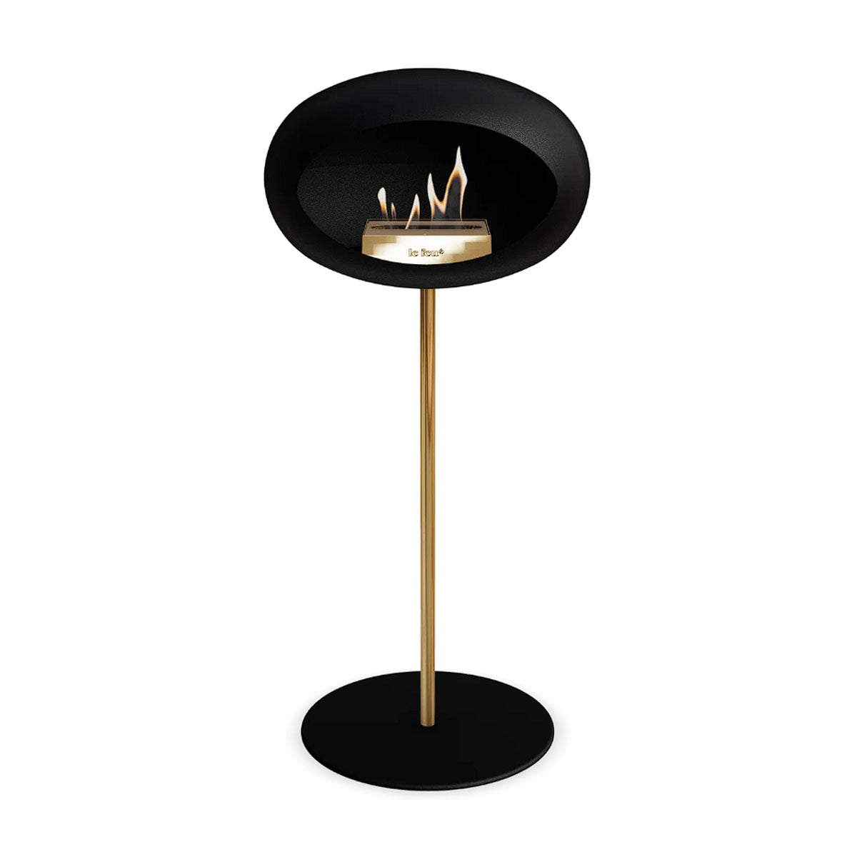 Le Feu Ground Steel High - Black - 25mm Pole Width
